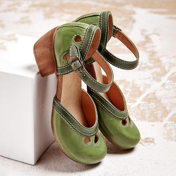 Daisy-Retro Charm Mary Jane Heels