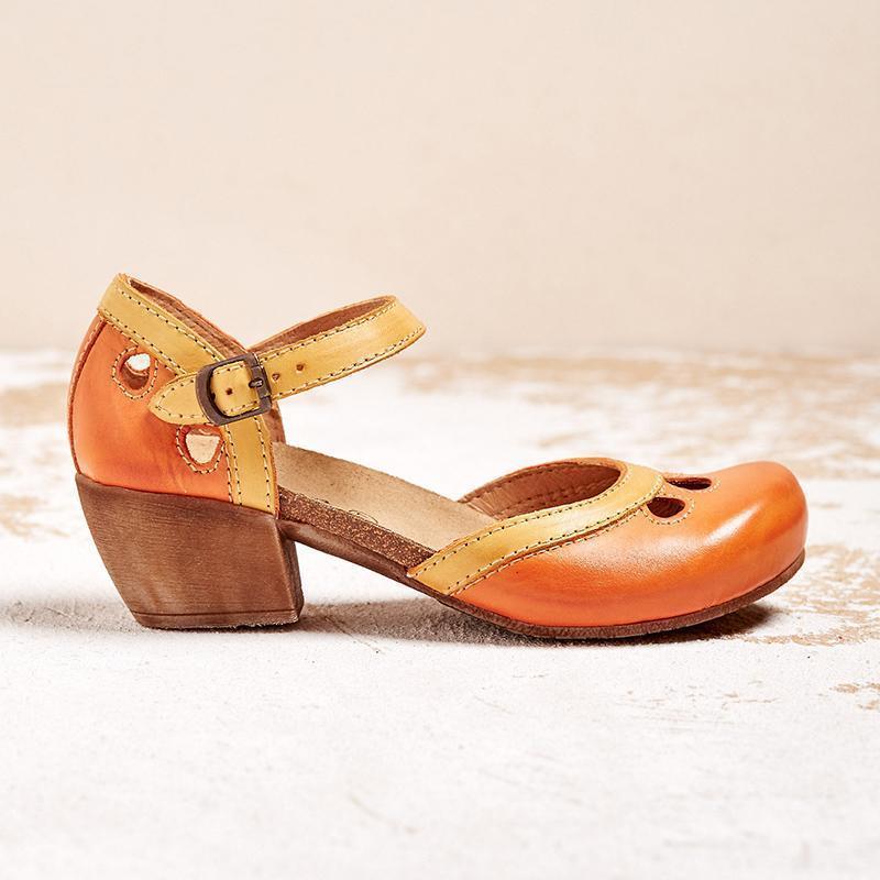 Daisy-Retro Charm Mary Jane Heels