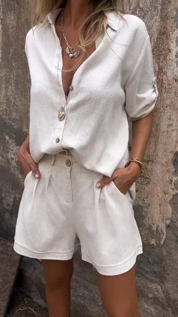 Sienna – Relaxed Button-Up Set