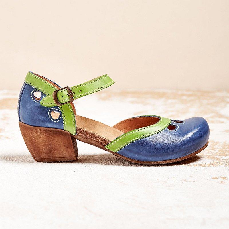 Daisy-Retro Charm Mary Jane Heels