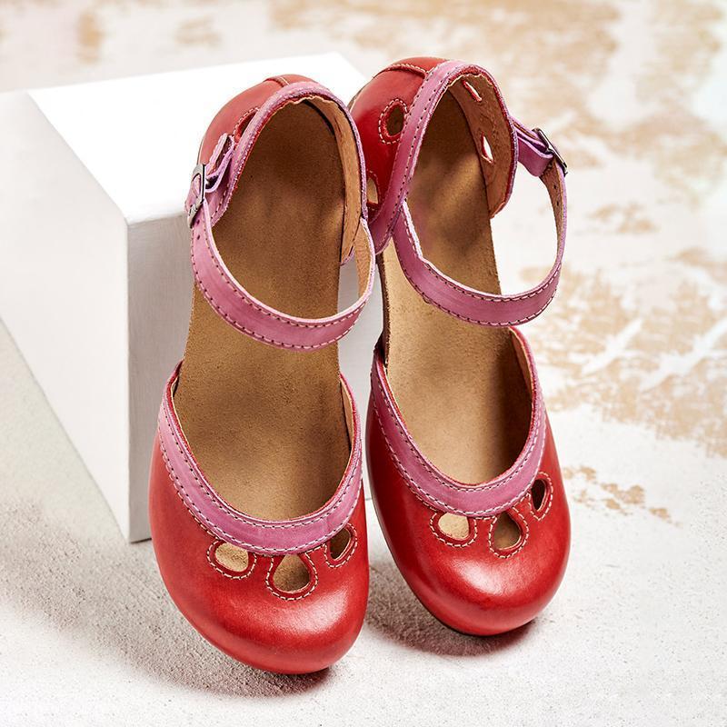 Daisy-Retro Charm Mary Jane Heels